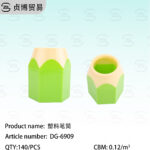Plastic pen holder