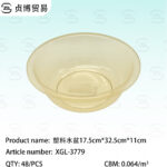 Plastic basins