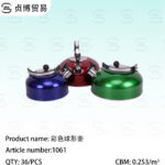 Colored spherical jug